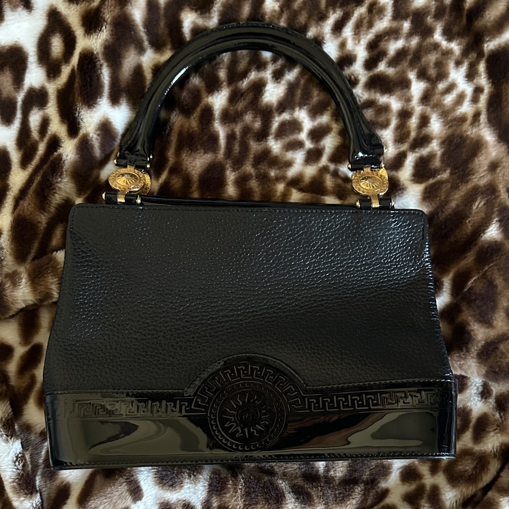 Versace Black and Gold Handbag (SOLD)